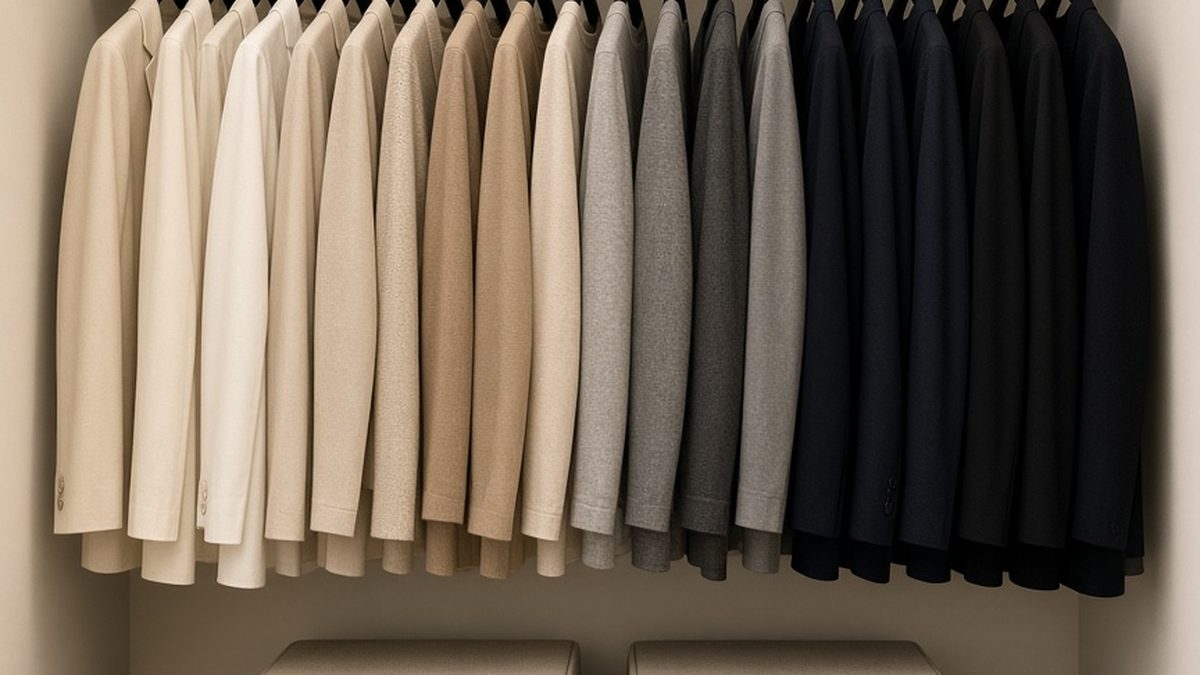 Closet Organization gift ideas styled on a table (illustrative photo)